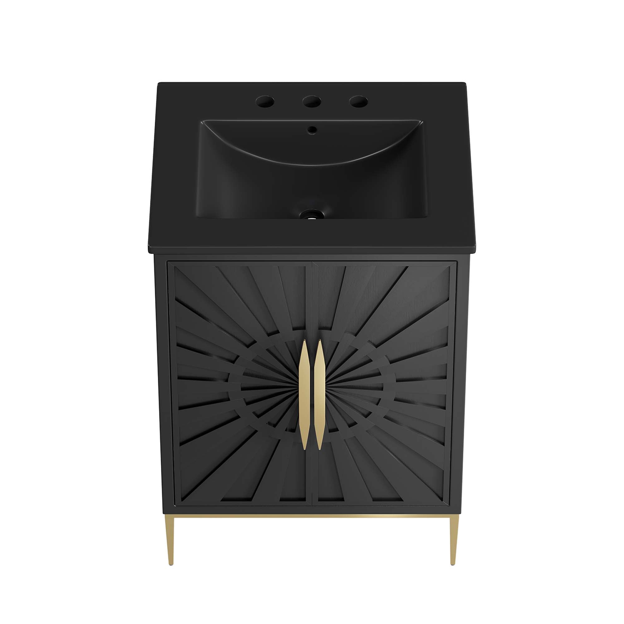 Awaken 24" Bathroom Vanity - Black Black