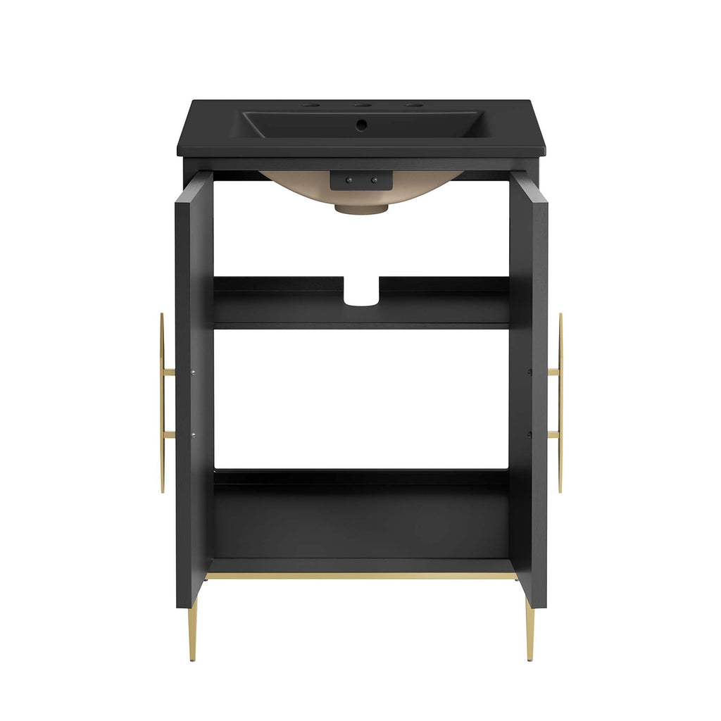 Awaken 24" Bathroom Vanity - Black Black
