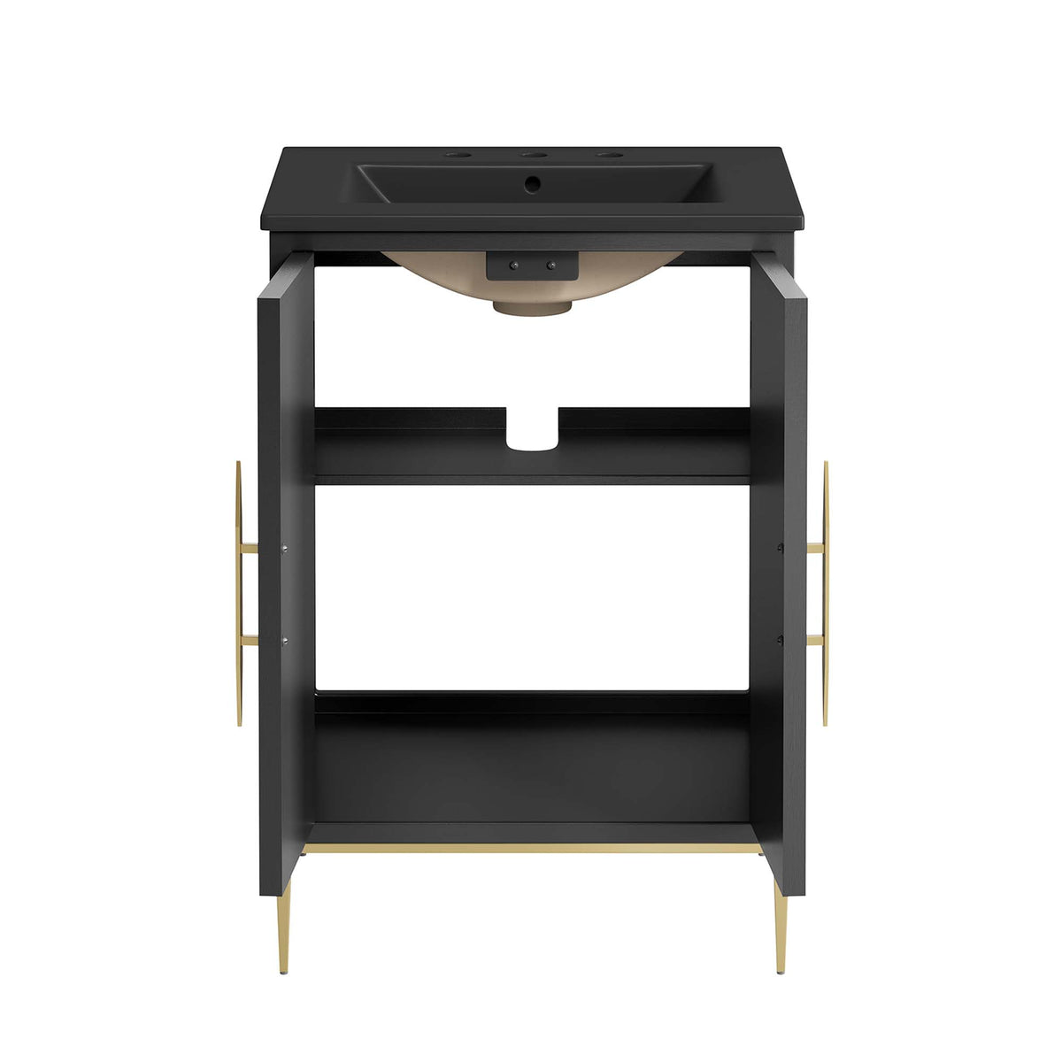 Awaken 24" Bathroom Vanity - Black Black