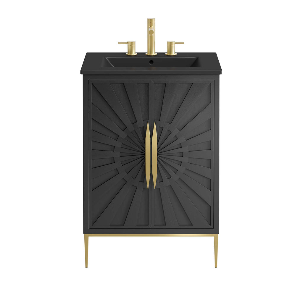 Awaken 24" Bathroom Vanity - Black Black