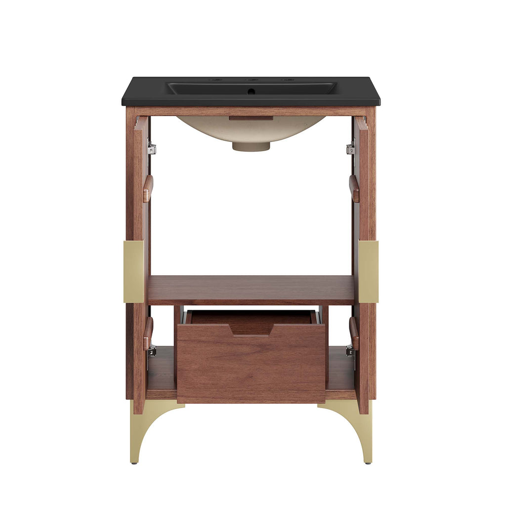 Daylight 24" Bathroom Vanity - Black Walnut