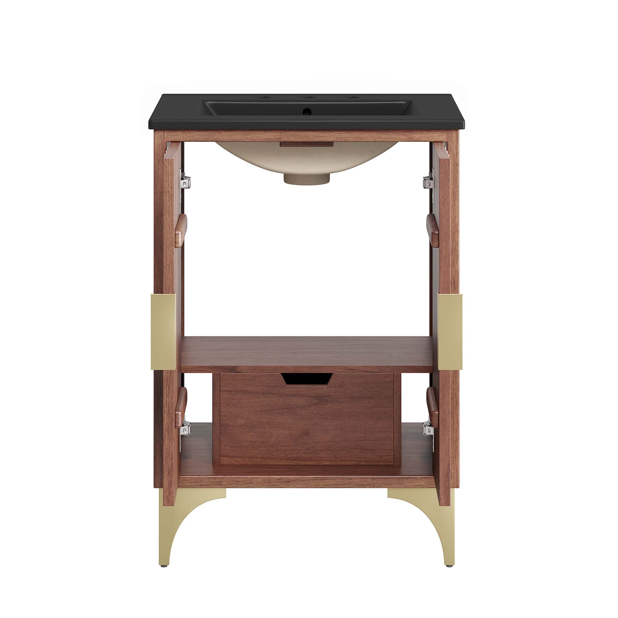 Daylight 24" Bathroom Vanity - Black Walnut