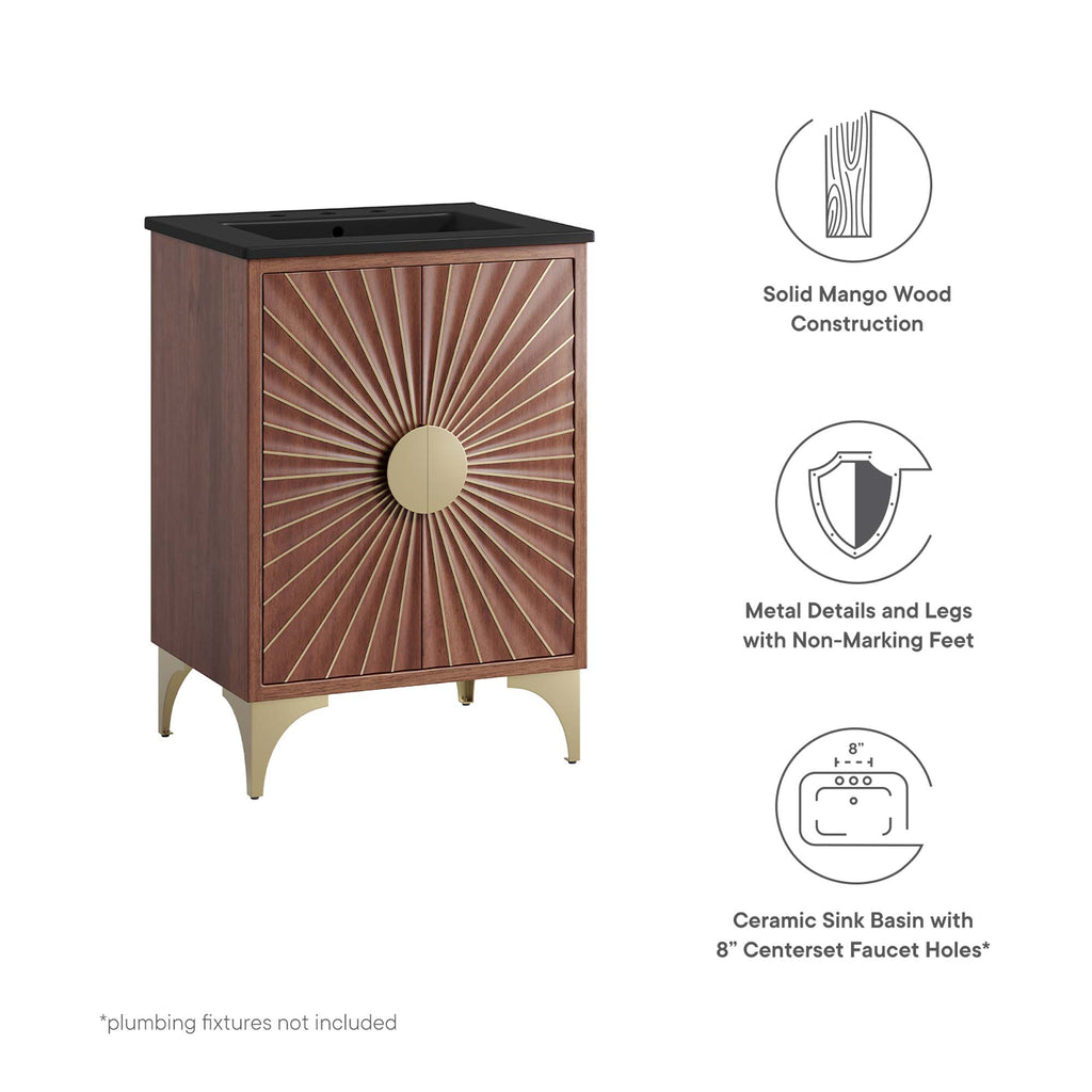 Daylight 24" Bathroom Vanity - Black Walnut