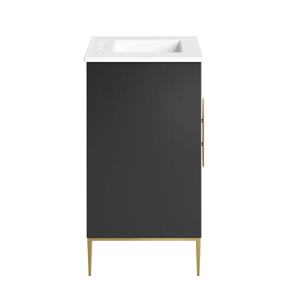 Awaken 30" Bathroom Vanity - White Black