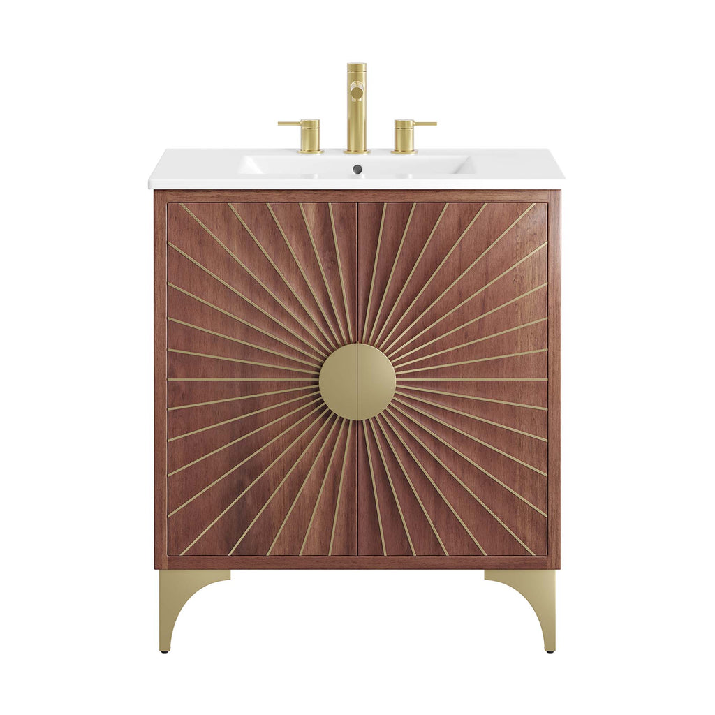 Daylight 30" Bathroom Vanity - White Walnut