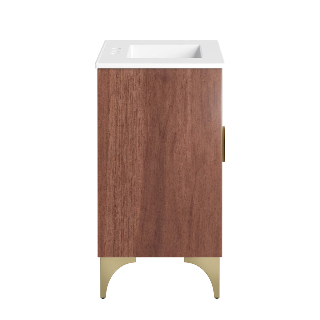 Daylight 30" Bathroom Vanity - White Walnut