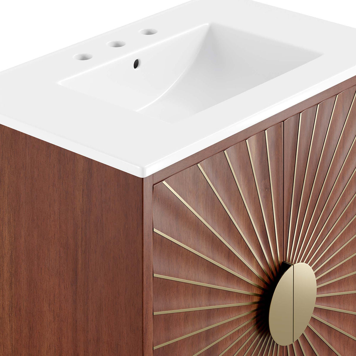 Daylight 30" Bathroom Vanity - White Walnut