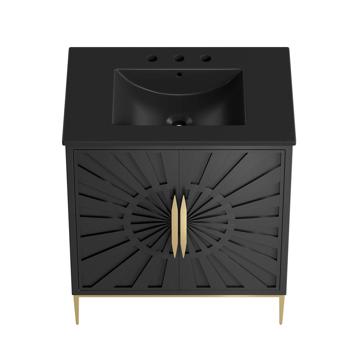 Awaken 30" Bathroom Vanity - Black Black