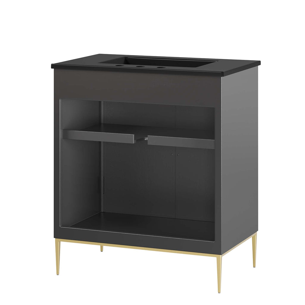 Awaken 30" Bathroom Vanity - Black Black