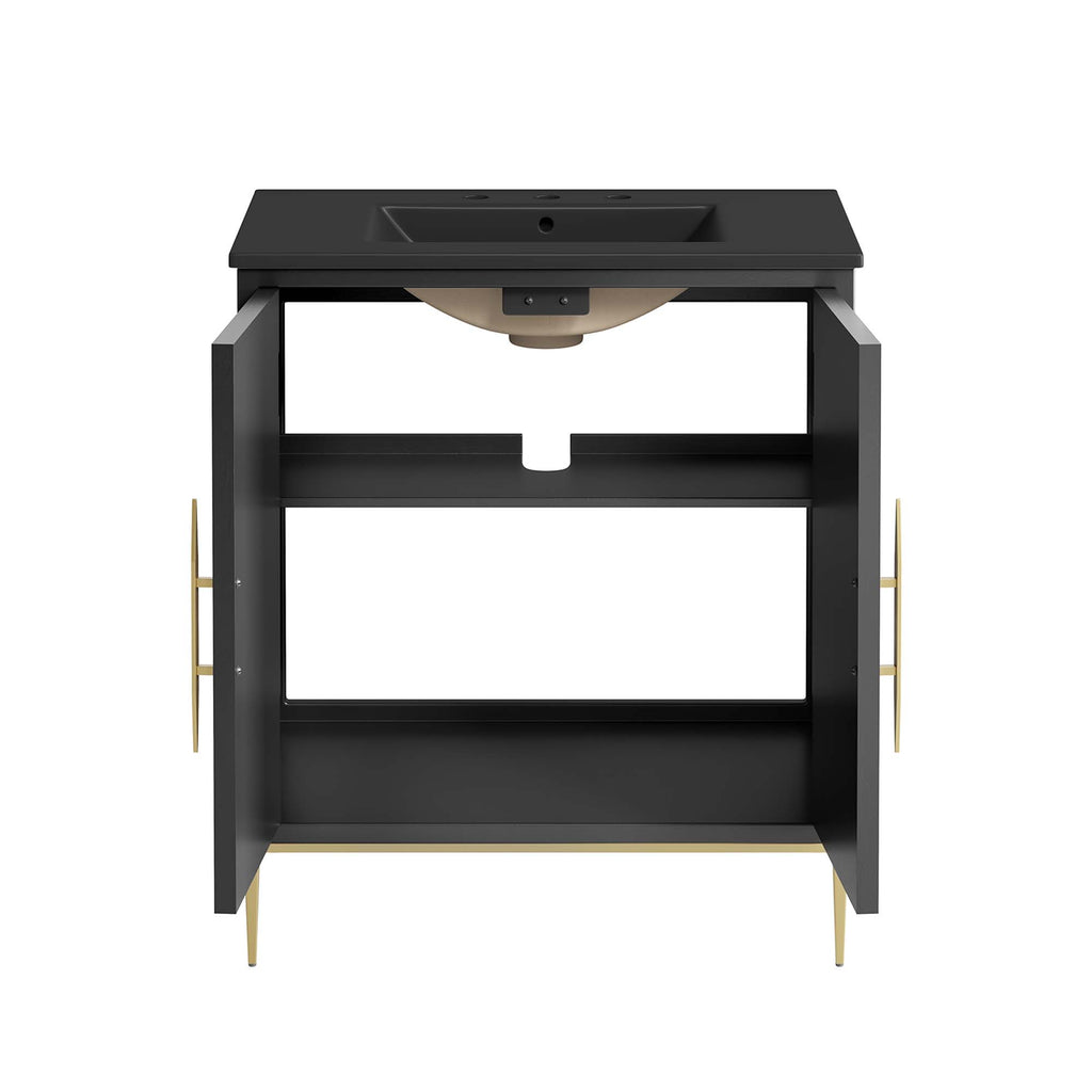 Awaken 30" Bathroom Vanity - Black Black