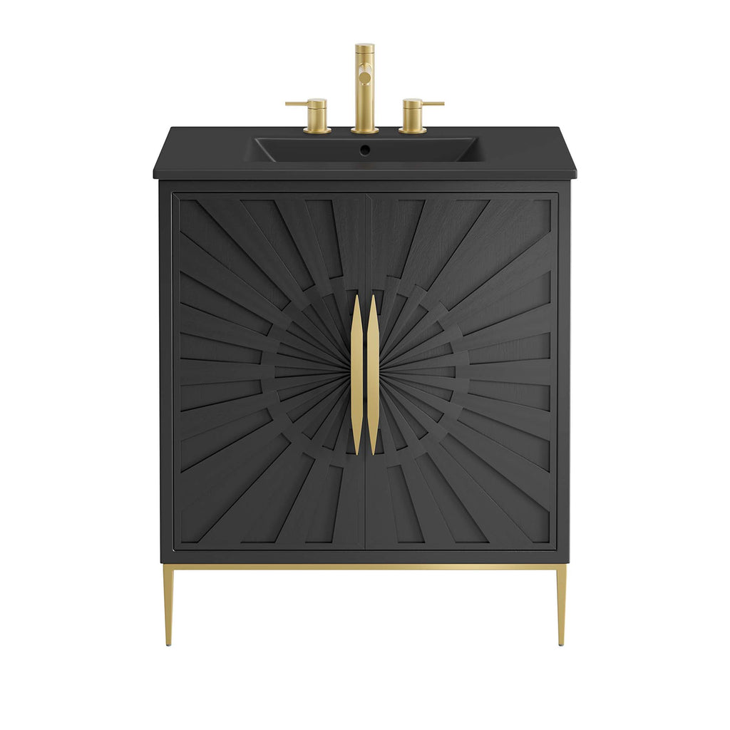 Awaken 30" Bathroom Vanity - Black Black