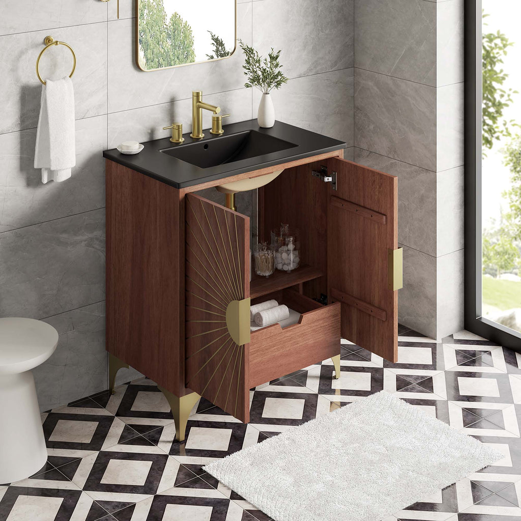 Daylight 30" Bathroom Vanity - Black Walnut