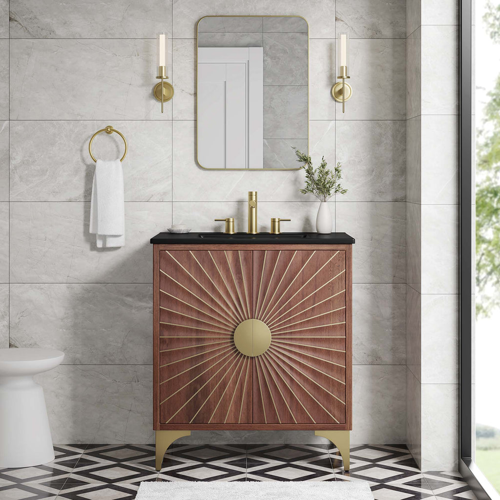 Daylight 30" Bathroom Vanity - Black Walnut