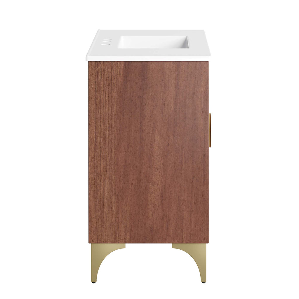 Daylight 36" Bathroom Vanity - White Walnut