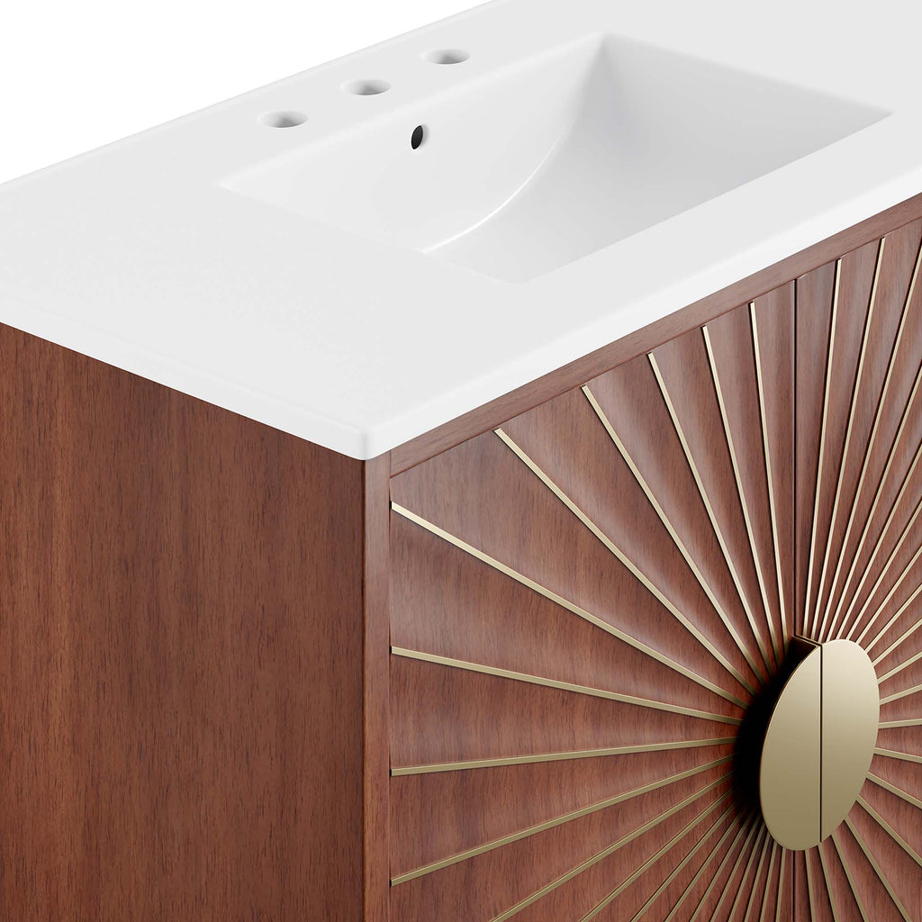 Daylight 36" Bathroom Vanity - White Walnut