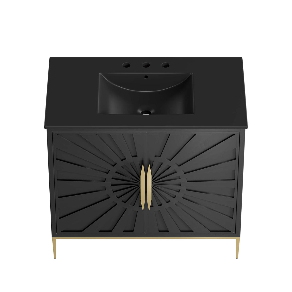 Awaken 36" Bathroom Vanity - Black Black