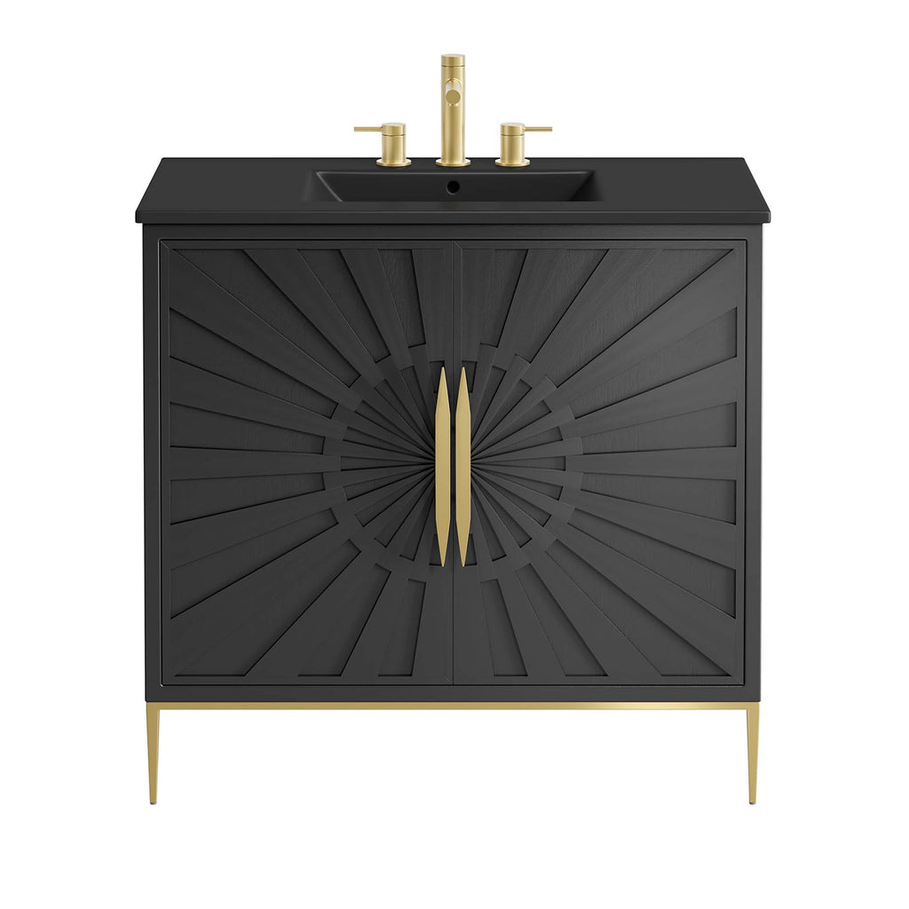 Awaken 36" Bathroom Vanity - Black Black