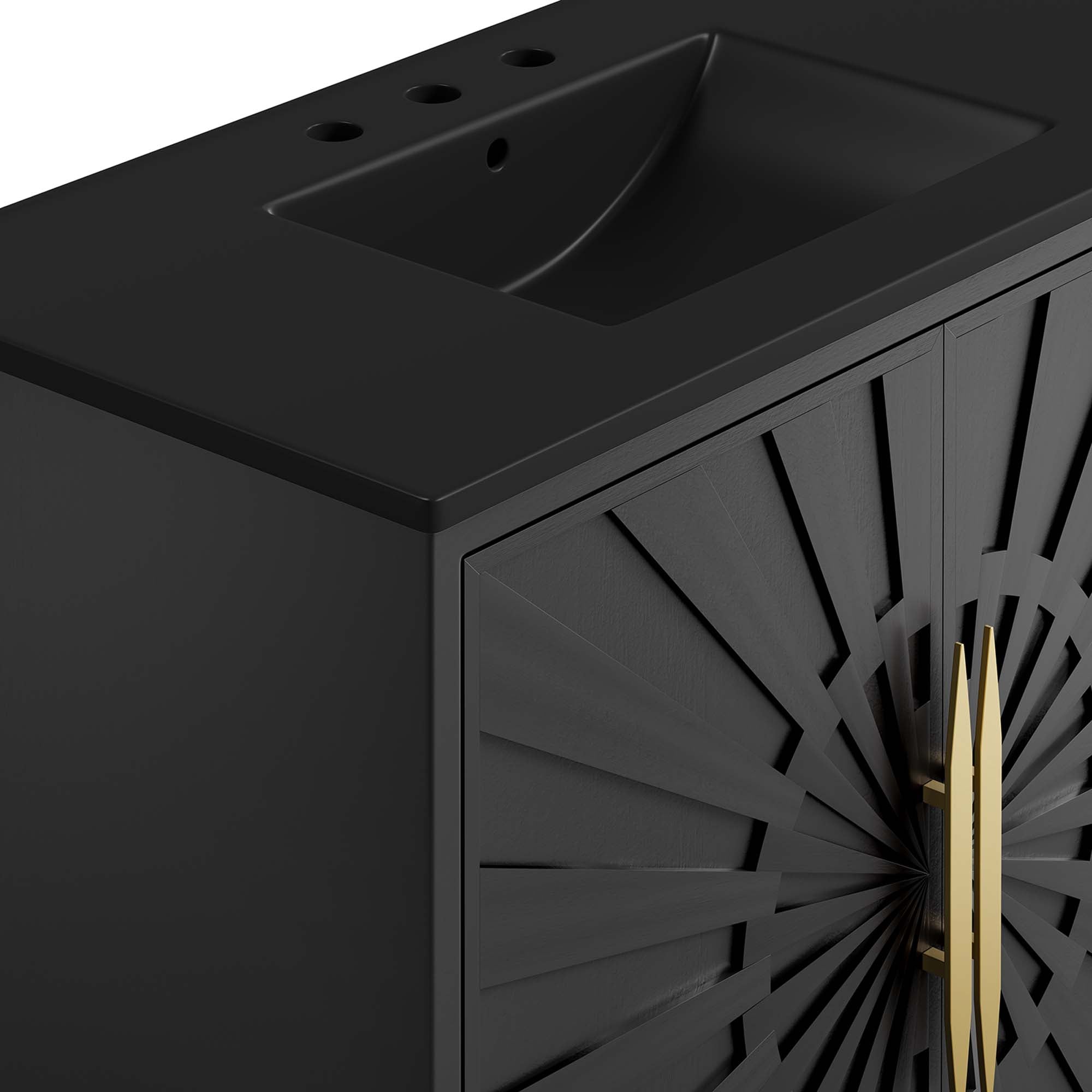 Awaken 36" Bathroom Vanity - Black Black