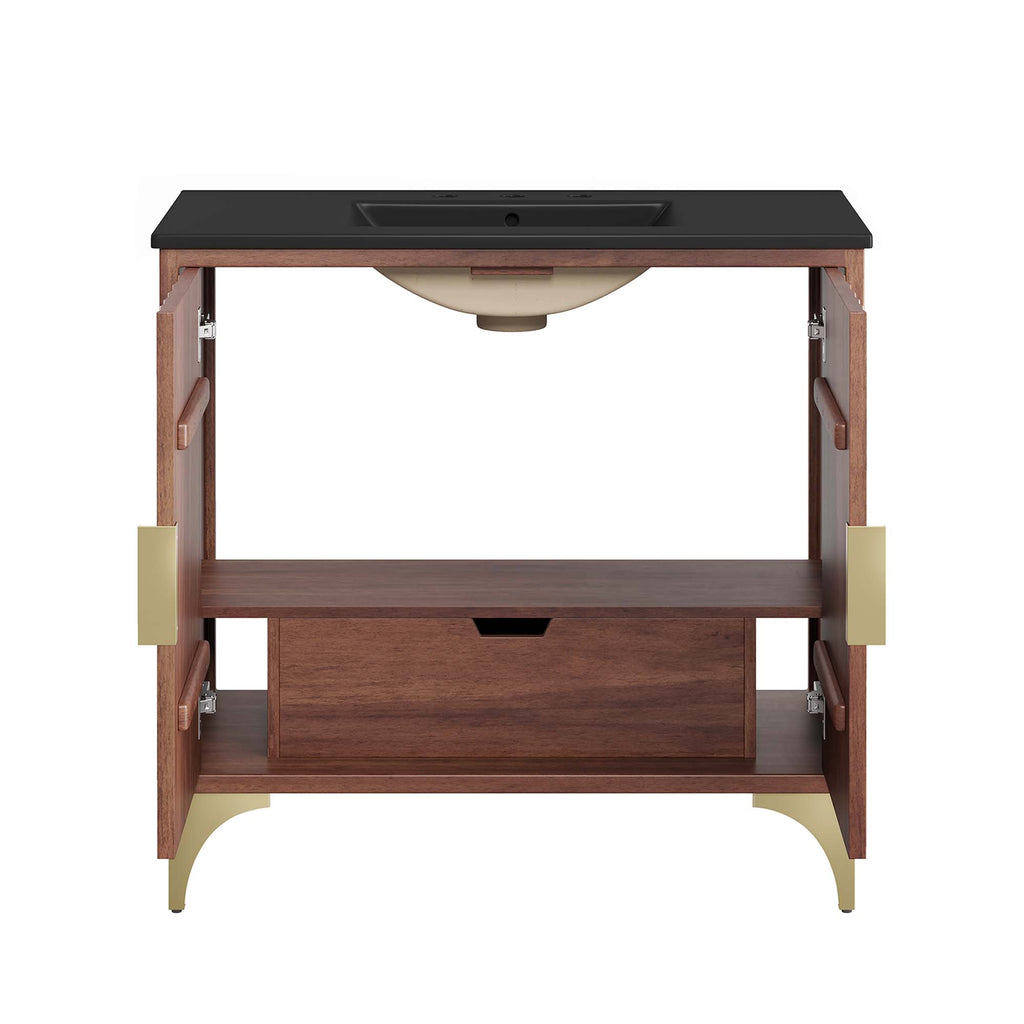 Daylight 36" Bathroom Vanity - Black Walnut