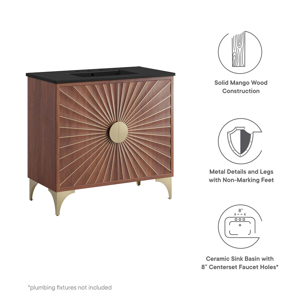 Daylight 36" Bathroom Vanity - Black Walnut