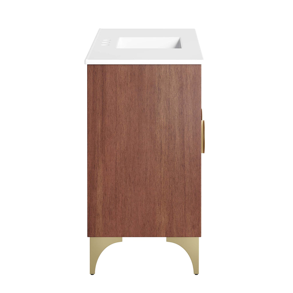 Daylight 48" Bathroom Vanity - White Walnut