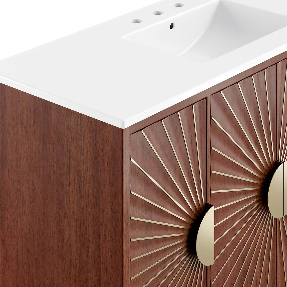 Daylight 48" Bathroom Vanity - White Walnut