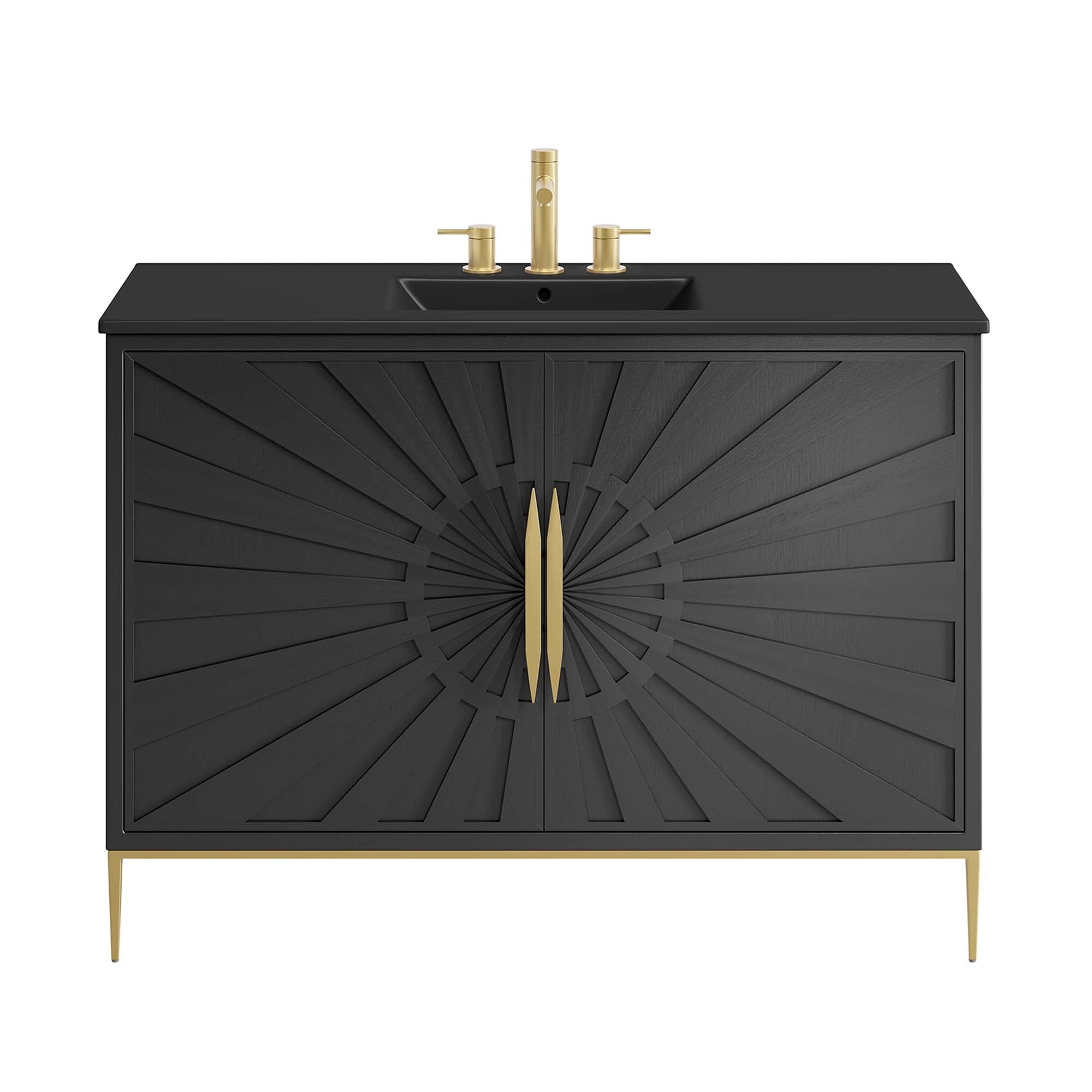 Awaken 48" Bathroom Vanity - Black Black