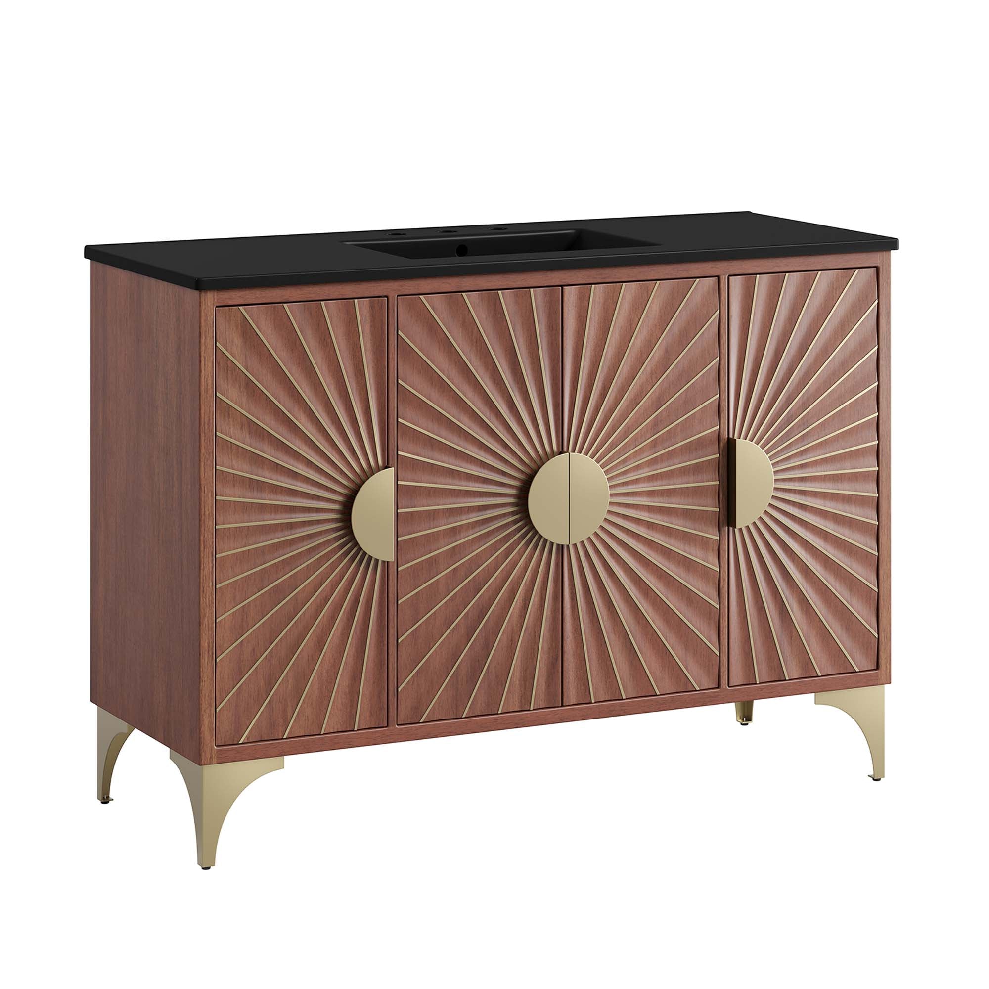 Daylight 48" Bathroom Vanity - Black Walnut