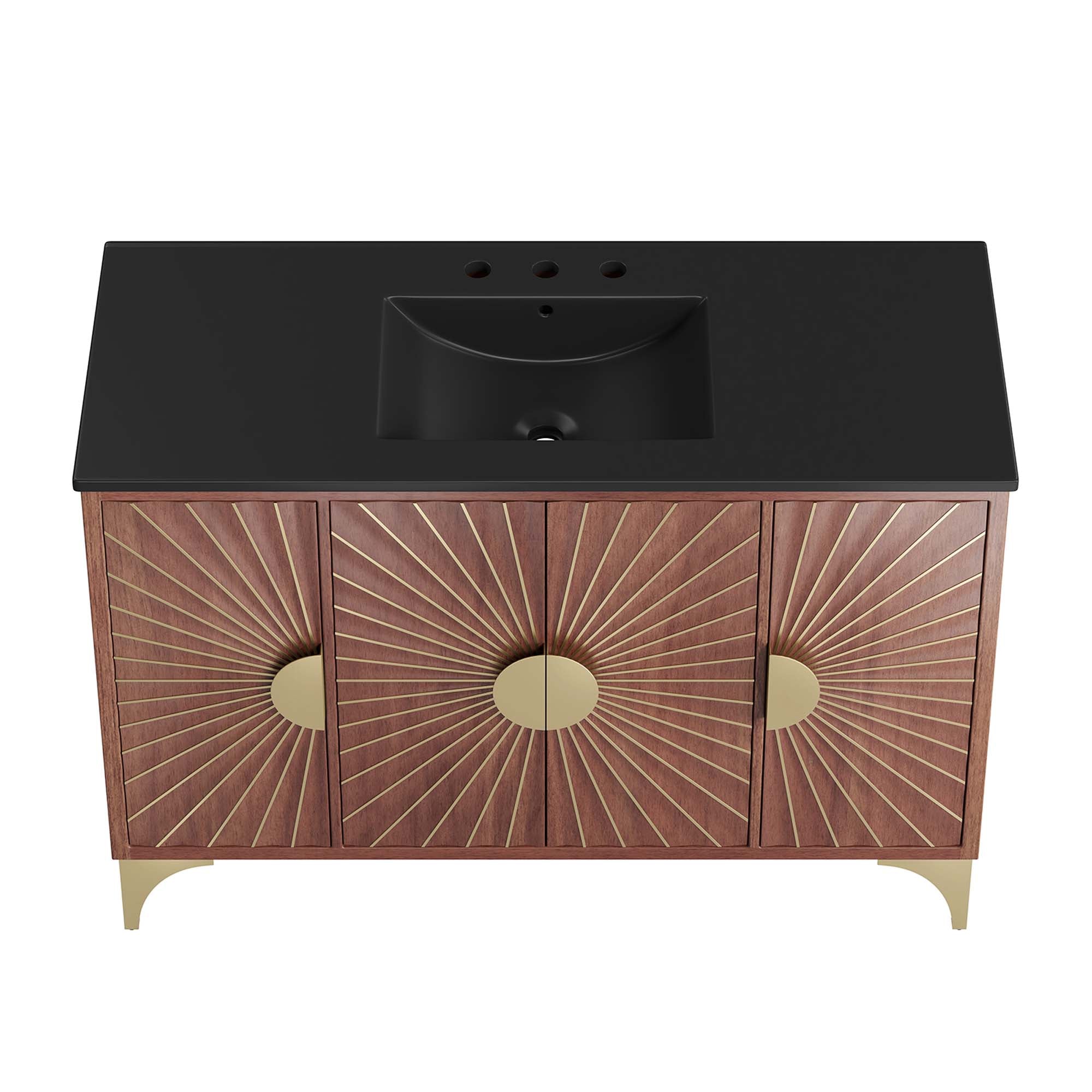 Daylight 48" Bathroom Vanity - Black Walnut