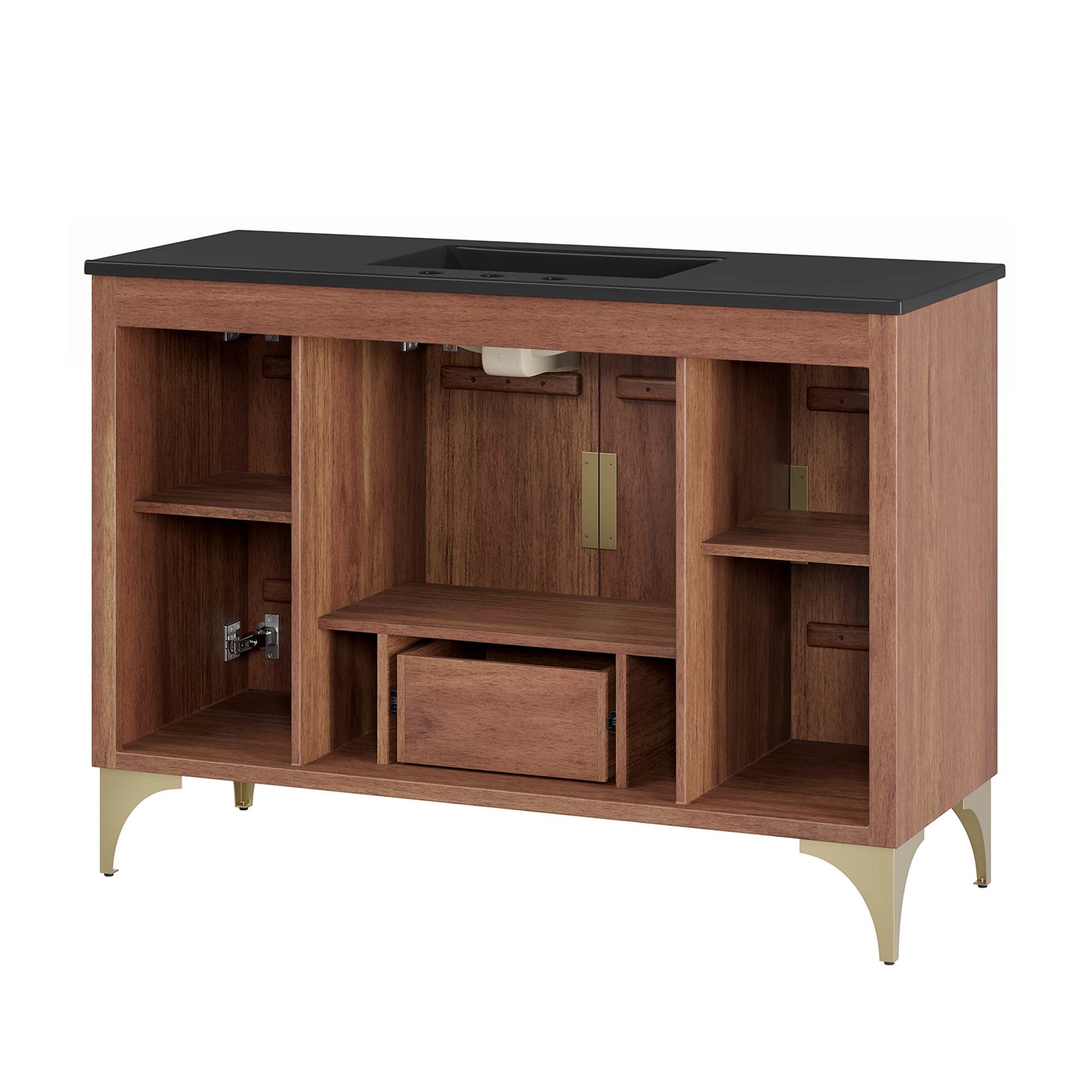 Daylight 48" Bathroom Vanity - Black Walnut