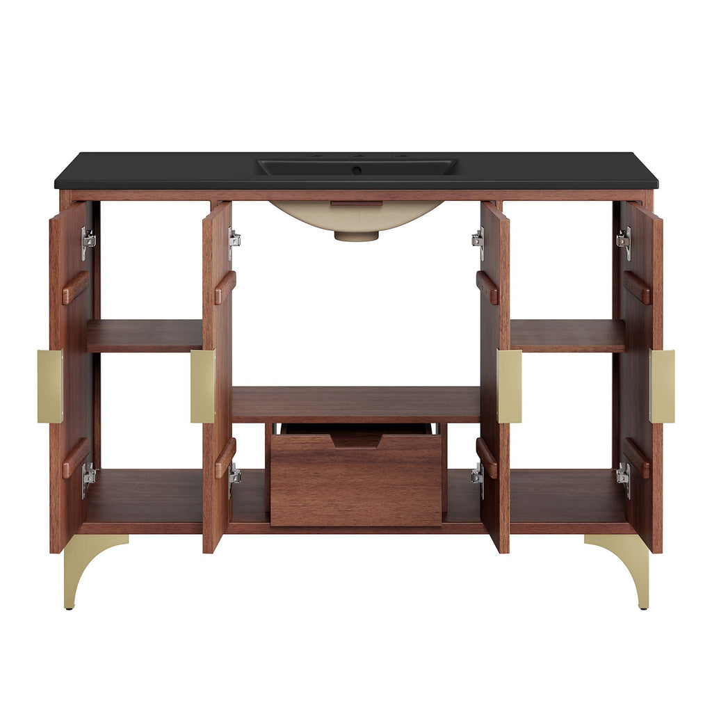 Daylight 48" Bathroom Vanity - Black Walnut