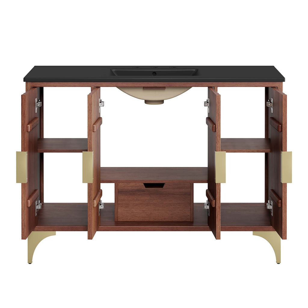 Daylight 48" Bathroom Vanity - Black Walnut