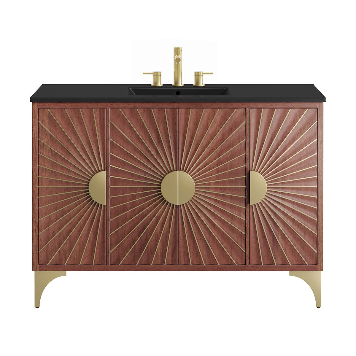 Daylight 48" Bathroom Vanity - Black Walnut