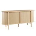 Cadence 63" Curved Sideboard - Oak