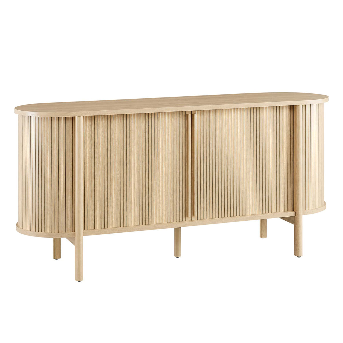 Cadence 63" Curved Sideboard - Oak