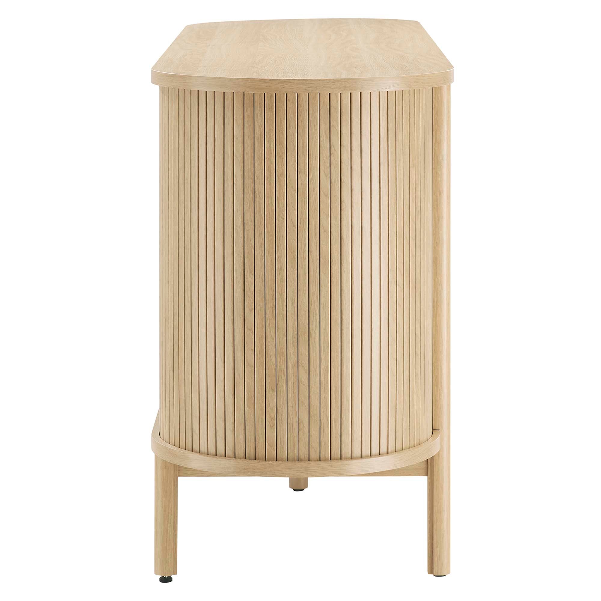 Cadence 63" Curved Sideboard - Oak