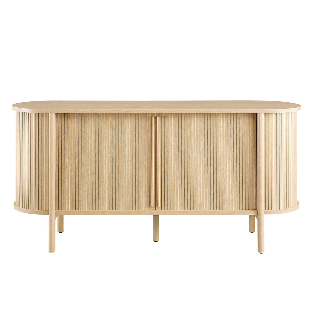 Cadence 63" Curved Sideboard - Oak