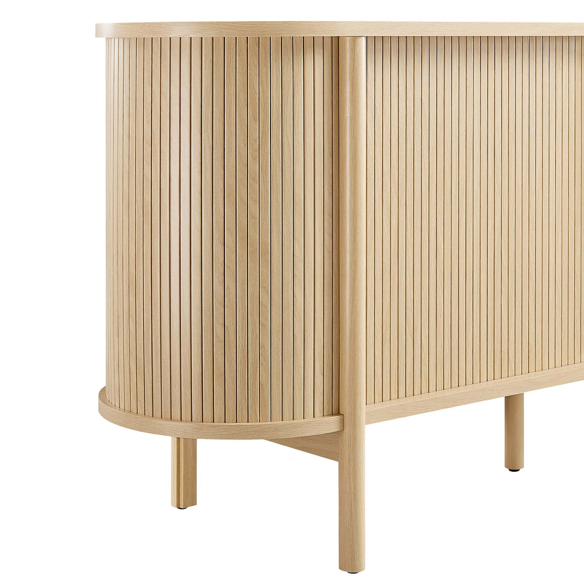 Cadence 63" Curved Sideboard - Oak