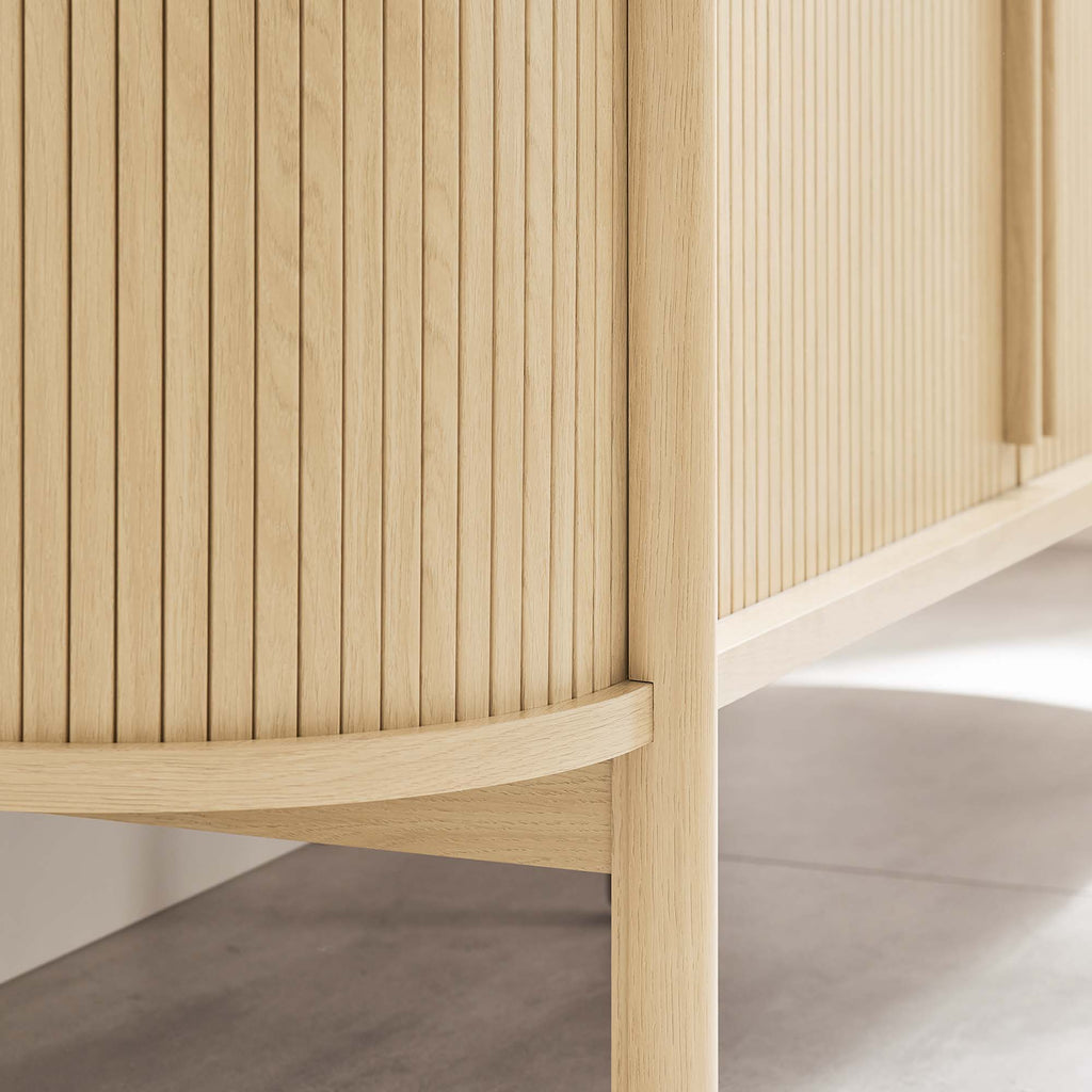 Cadence 63" Curved Sideboard - Oak