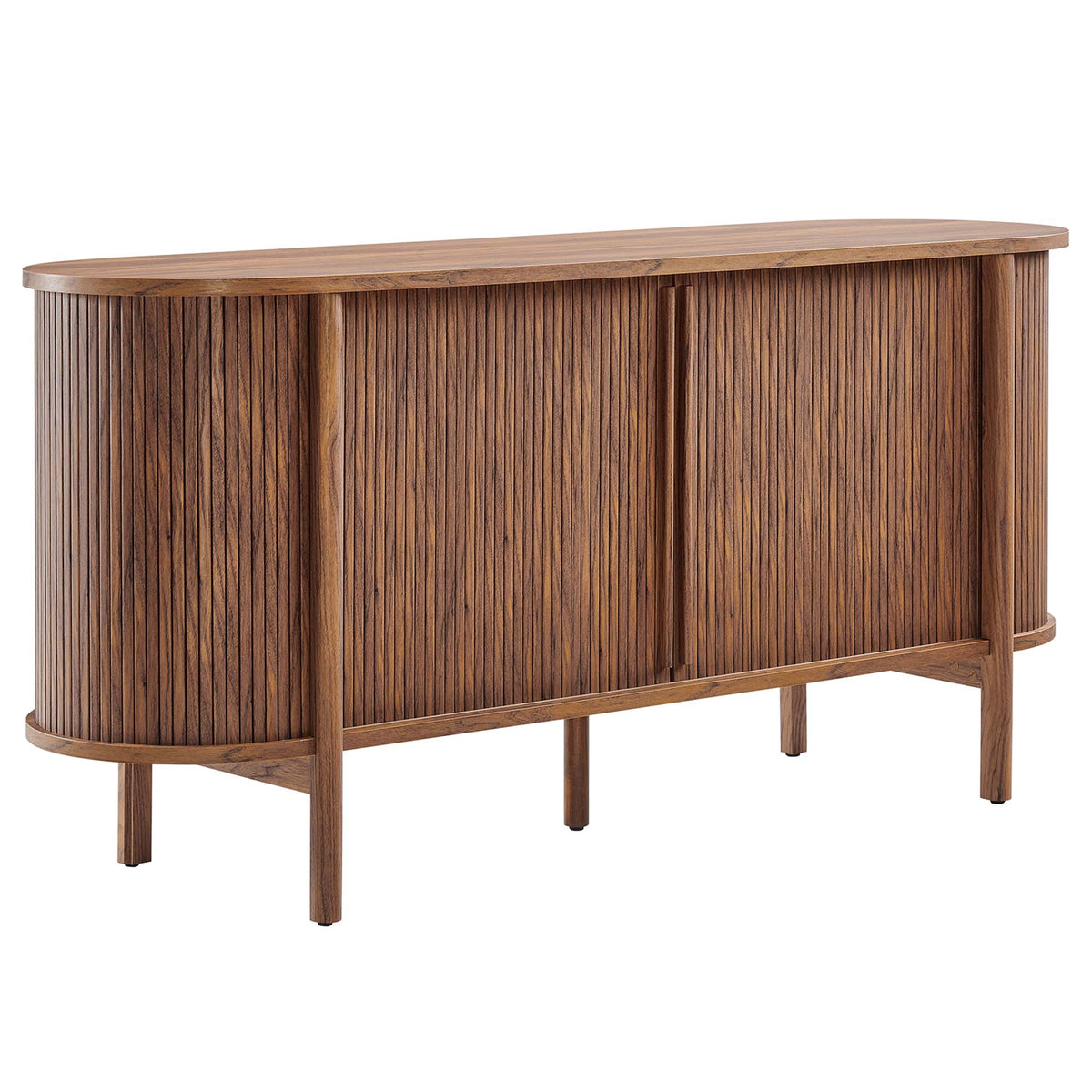 Cadence 63" Curved Sideboard - Walnut