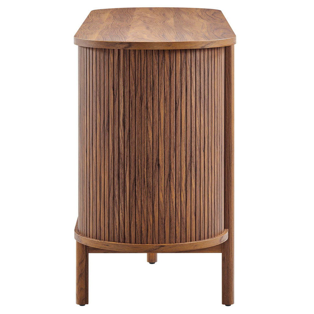 Cadence 63" Curved Sideboard - Walnut
