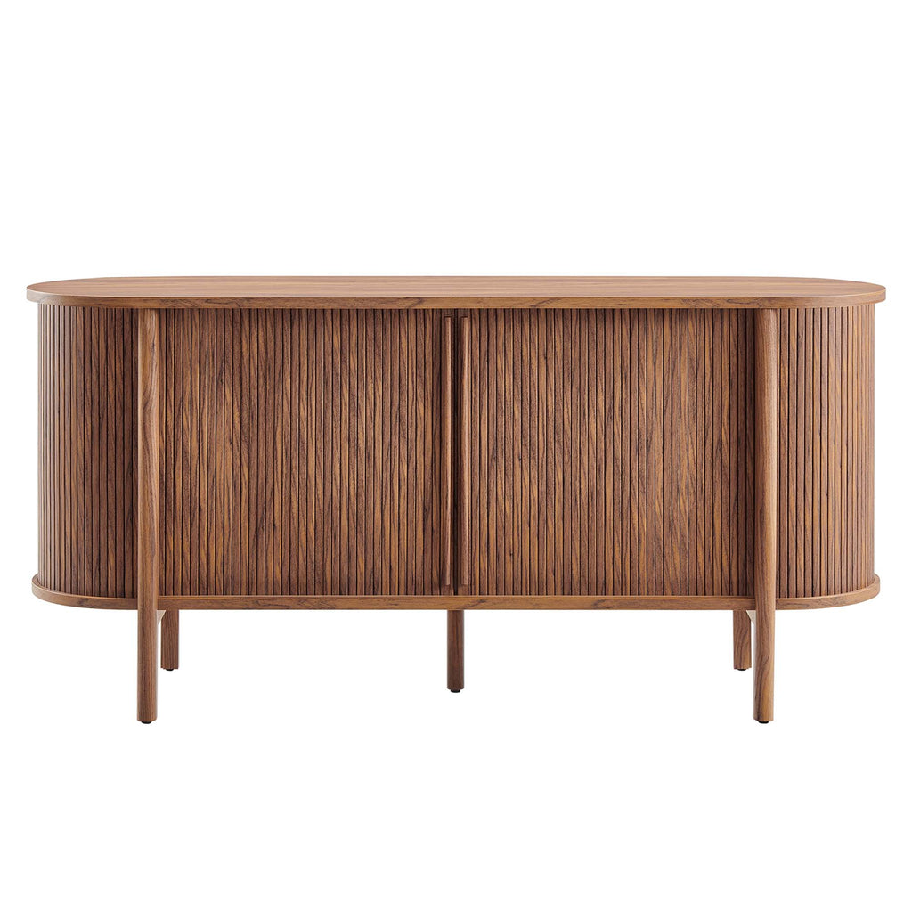 Cadence 63" Curved Sideboard - Walnut