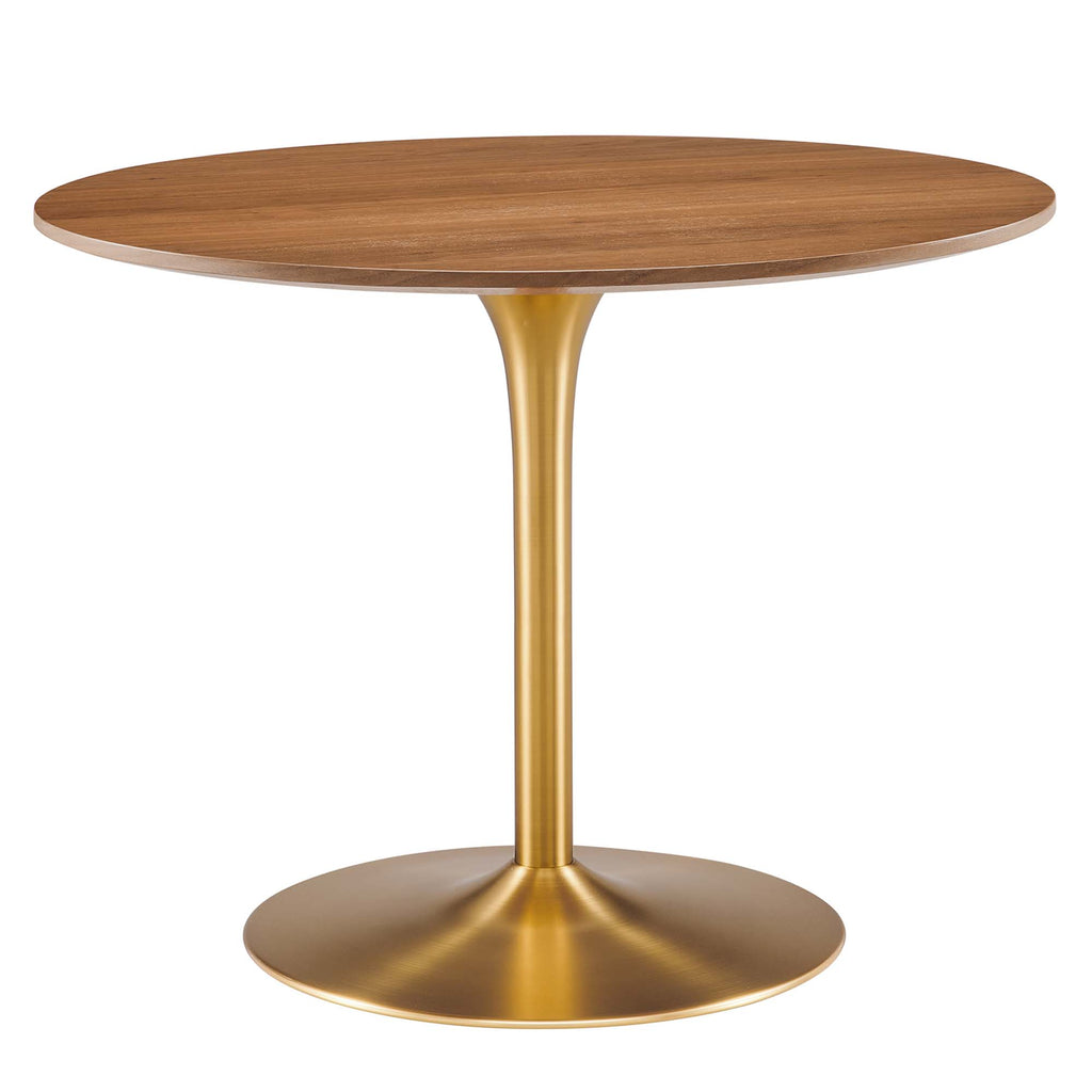 Pursuit 40" Dining Table - Walnut Gold