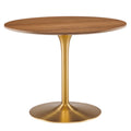 Pursuit 40" Dining Table - Walnut Gold