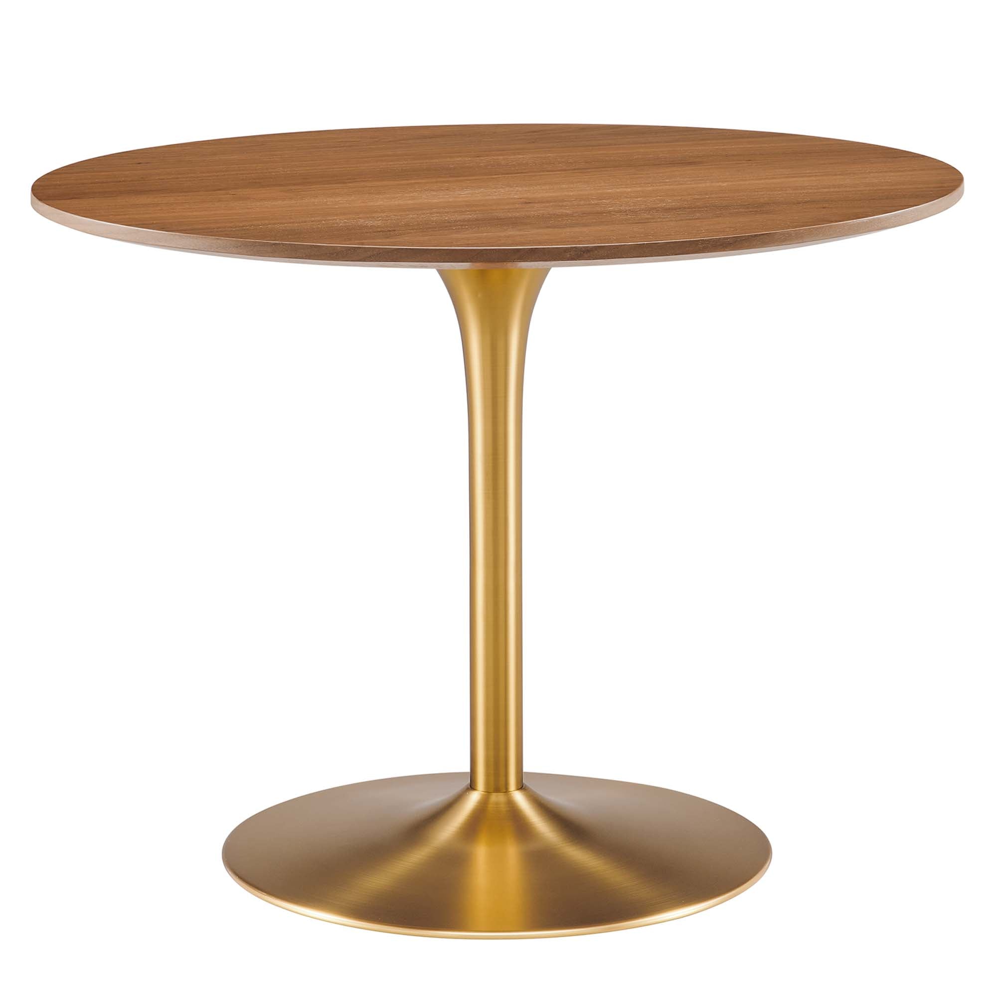 Pursuit 40" Dining Table - Walnut Gold