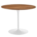 Pursuit 40" Dining Table - Walnut White