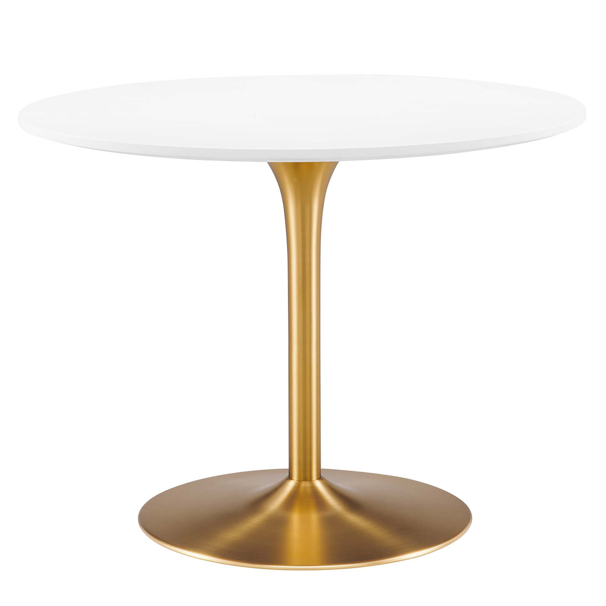 Pursuit 40" Dining Table - White Gold