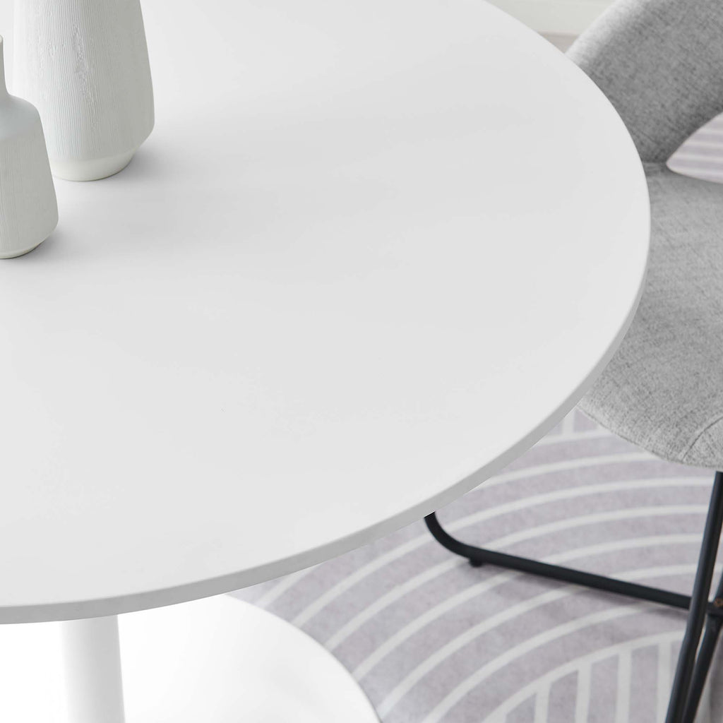 Pursuit 40" Dining Table - White White