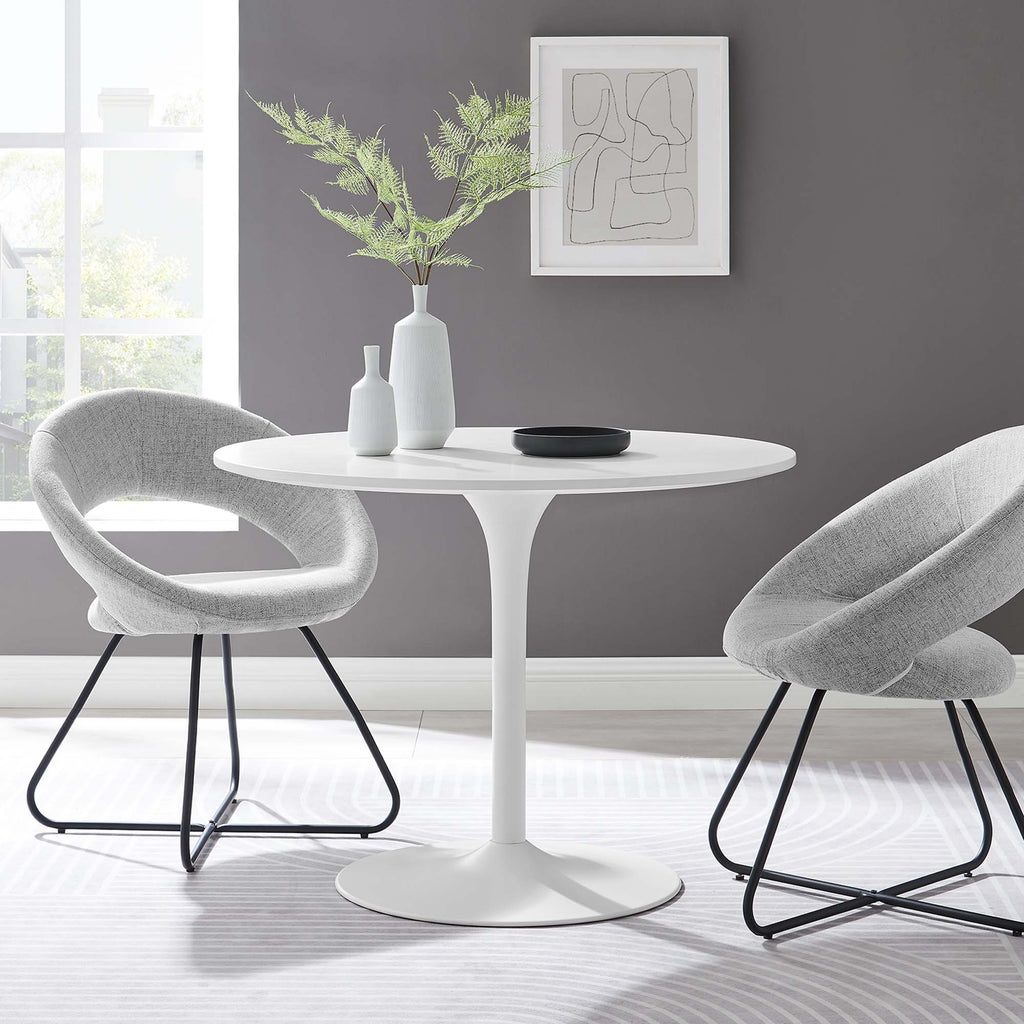 Pursuit 40" Dining Table - White White