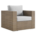 Convene Outdoor Patio Armchair - Cappuccino Gray
